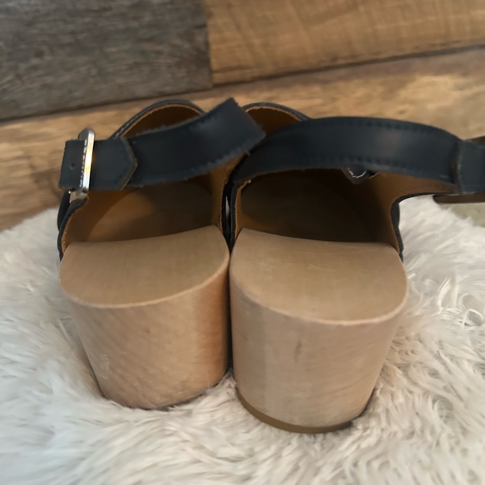 Hunter Leather Clog Sandals /Rare Made in Italy- Women’s Size US 8 - Picture 5 of 8
